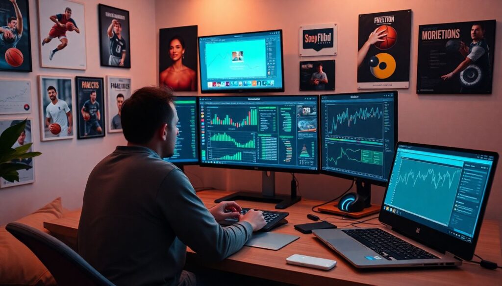 Как стать блогером о спортивной аналитике по трем видам спорта - иллюстрация