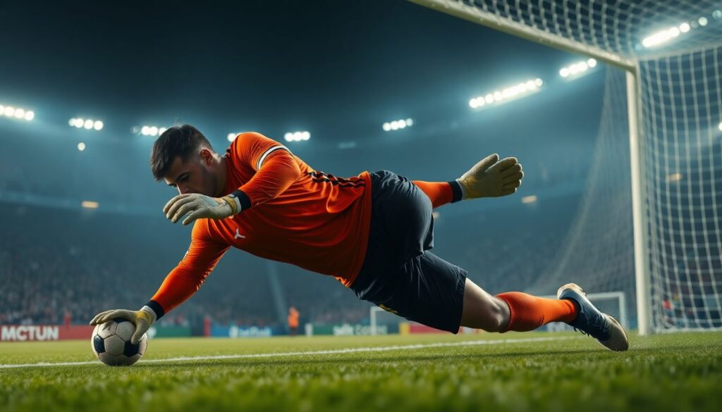 Сейвы вратарей на высшем уровне: техника и тренировки - иллюстрация