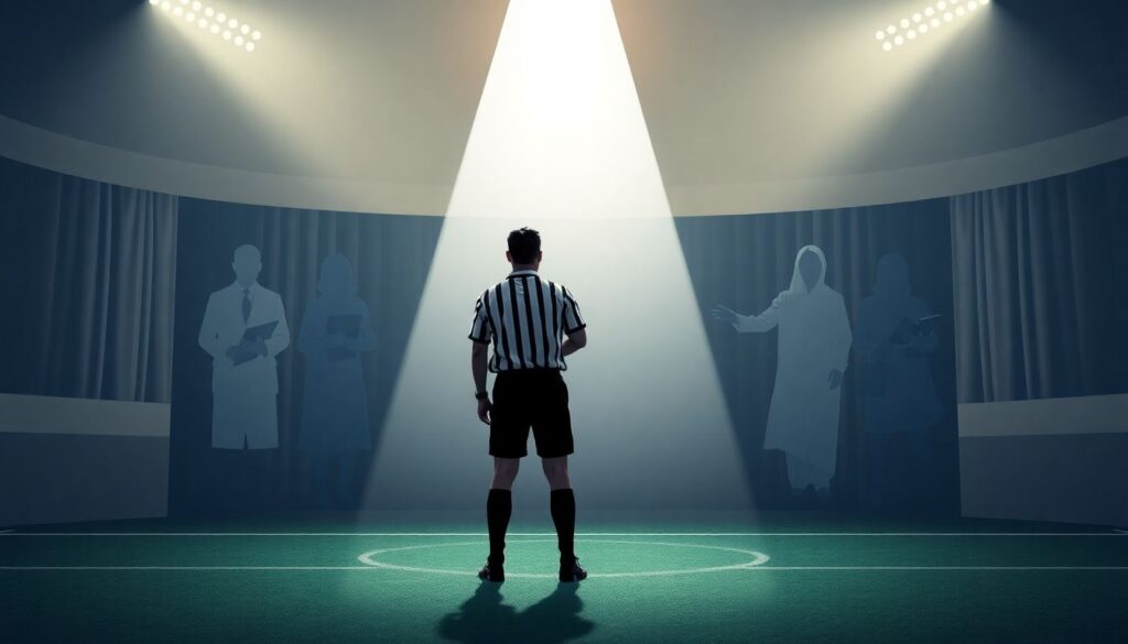 Судейские решения и видеоповторы: влияние на репутацию арбитров - иллюстрация