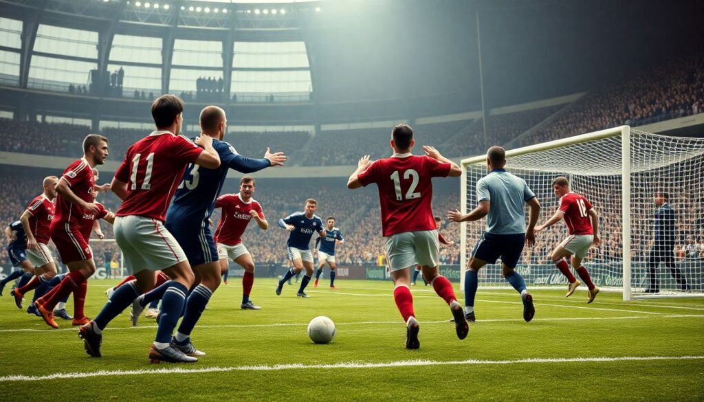 Футбол без голкипера: рискованные тактики и их последствия - иллюстрация