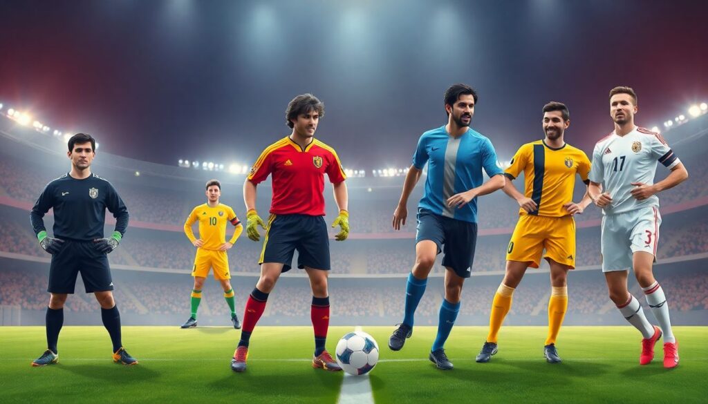 Источники вдохновения для молодых вратарей и нападающих - иллюстрация