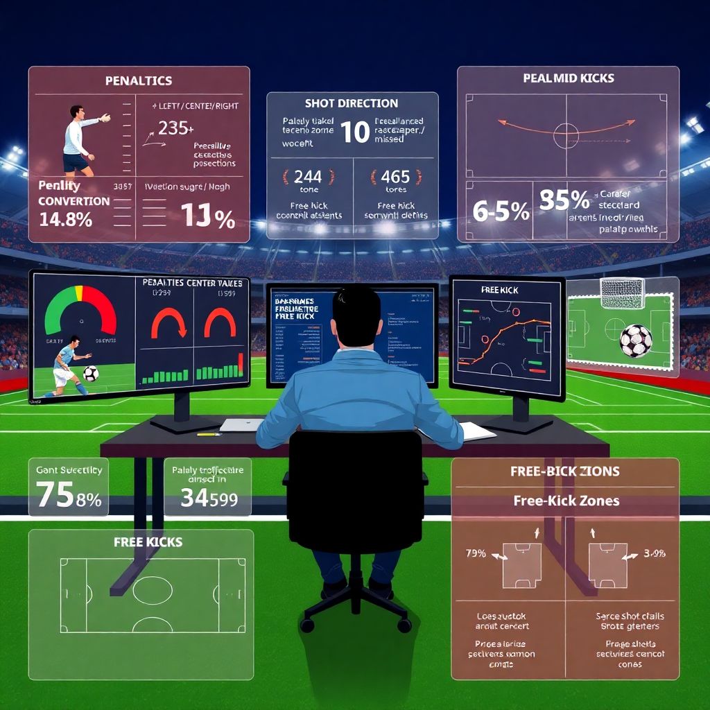 Аналитика эффективности штрафных и пенальти в современном футболе