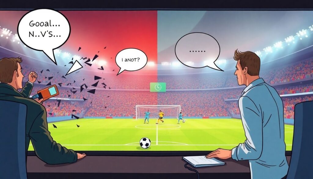 Типичные ошибки начинающих комментаторов о голах и сейвах - иллюстрация