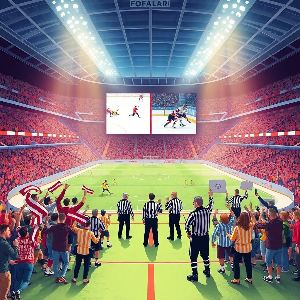 Футбол и хоккей: как фанаты видят спорные эпизоды и судейские ошибки