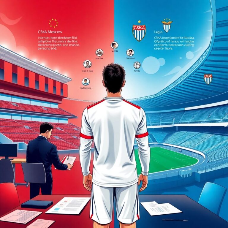 Лацио против ЦСКА: борьба за универсального полузащитника и ключевой трансфер