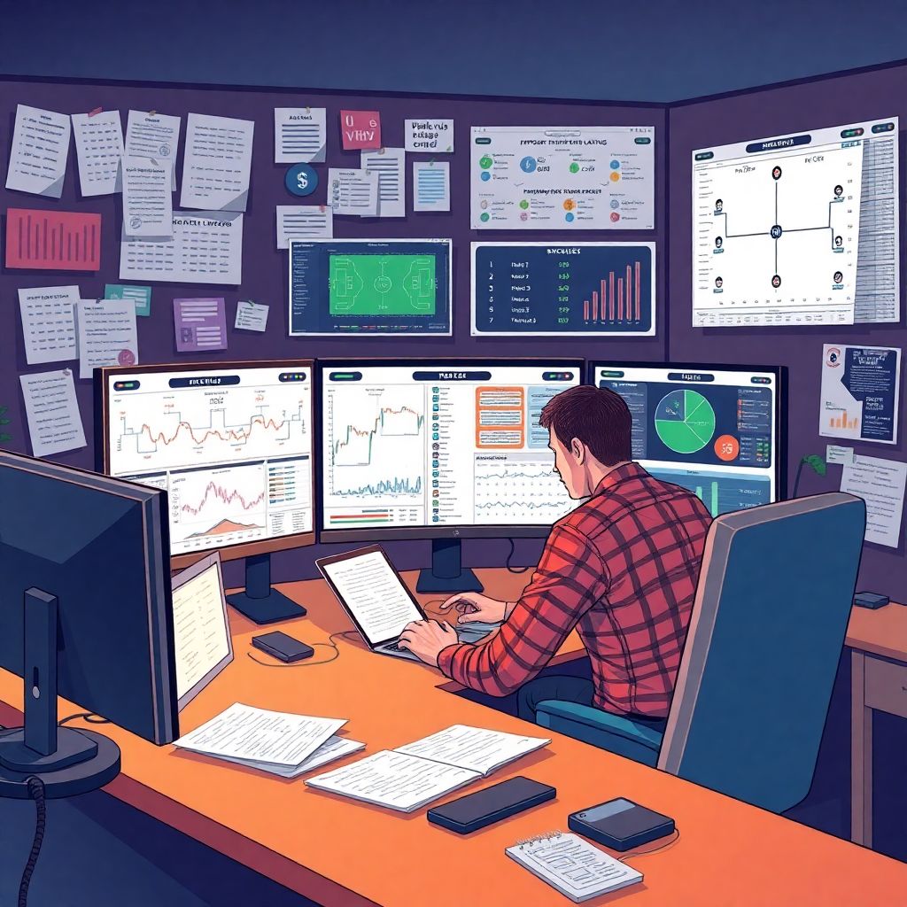 Сбор аналитических данных по матчам с высоким риск-менеджментом в беттинге