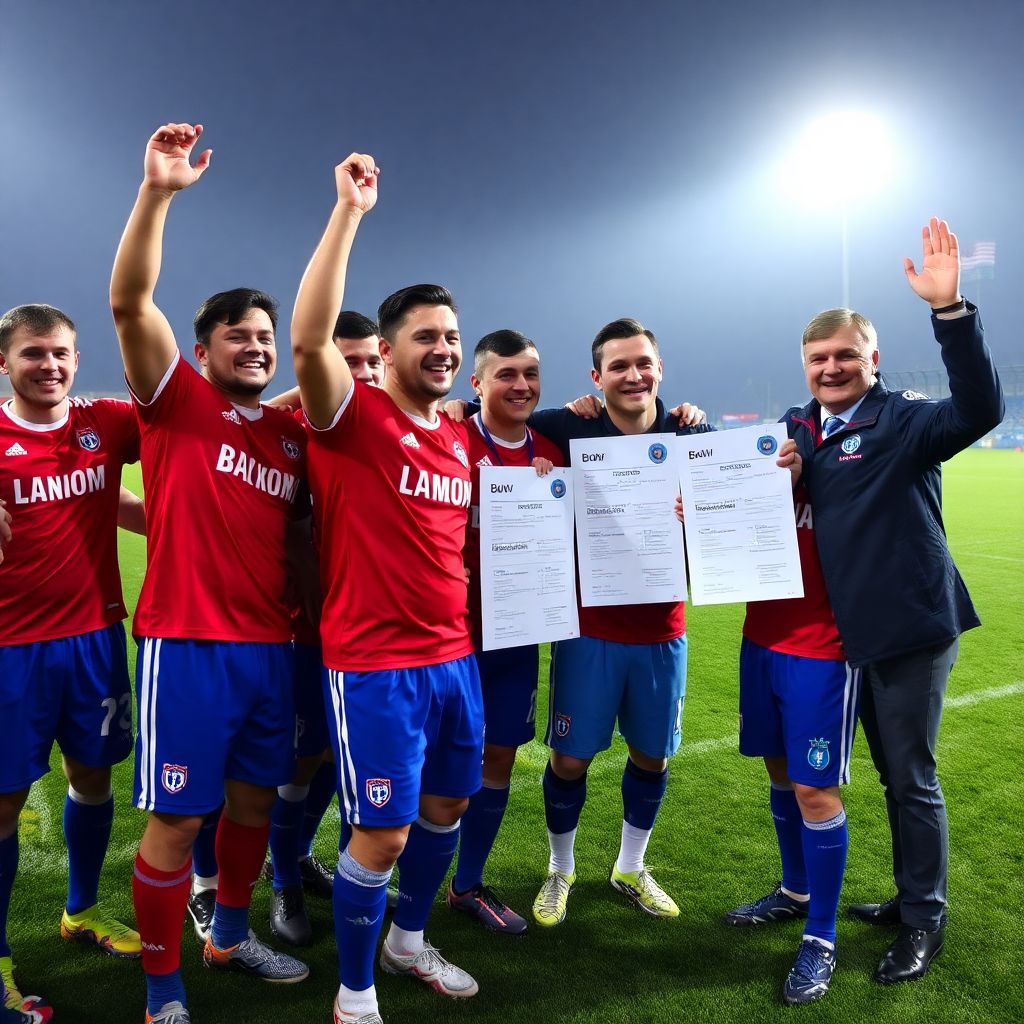 Футболисты Балтики получат премиальные за выход в топ-5 РПЛ